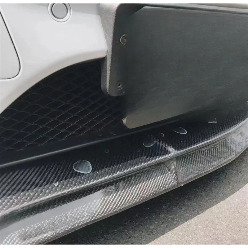 High Quality Real Carbon Fiber Front Bumper Lip Spoiler Kit For W218 CLS 2014-2017