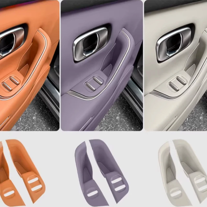 

Для LEAPMOTOR C10 2024 2025 ящик для хранения дверных ручек удобные автомобильные аксессуары