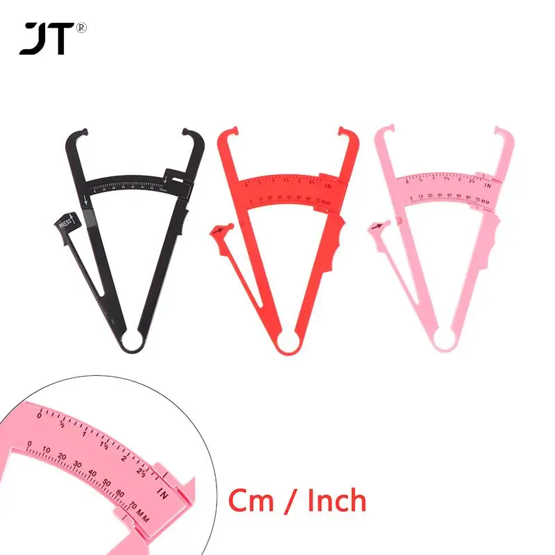 1pc Personal Body Fat Caliper Skin Analyzer Measure Charts Fitness Slim Keep Health Tester Body Fat Monitor Sebum Meter Folder