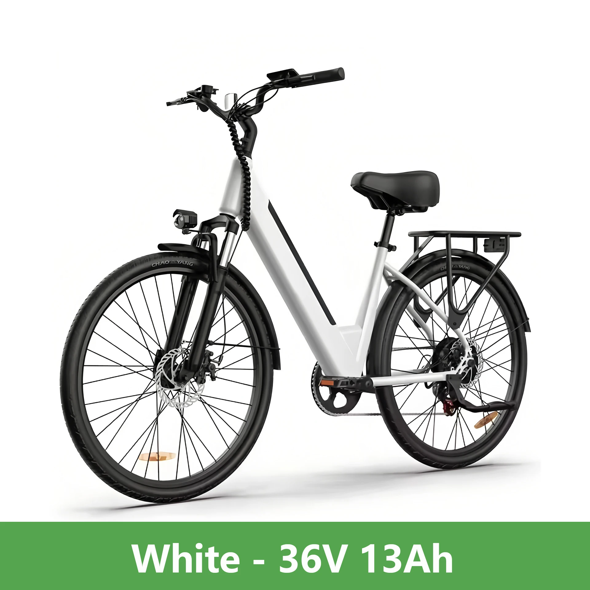 URLIFE E26 Elektrische Fiets voor Volwassenen, 26 inch Urban Commuter e-bike met 36V 13Ah/48V 10.4Ah uitneembare accu, 25 km/u & 60-80 km bereik