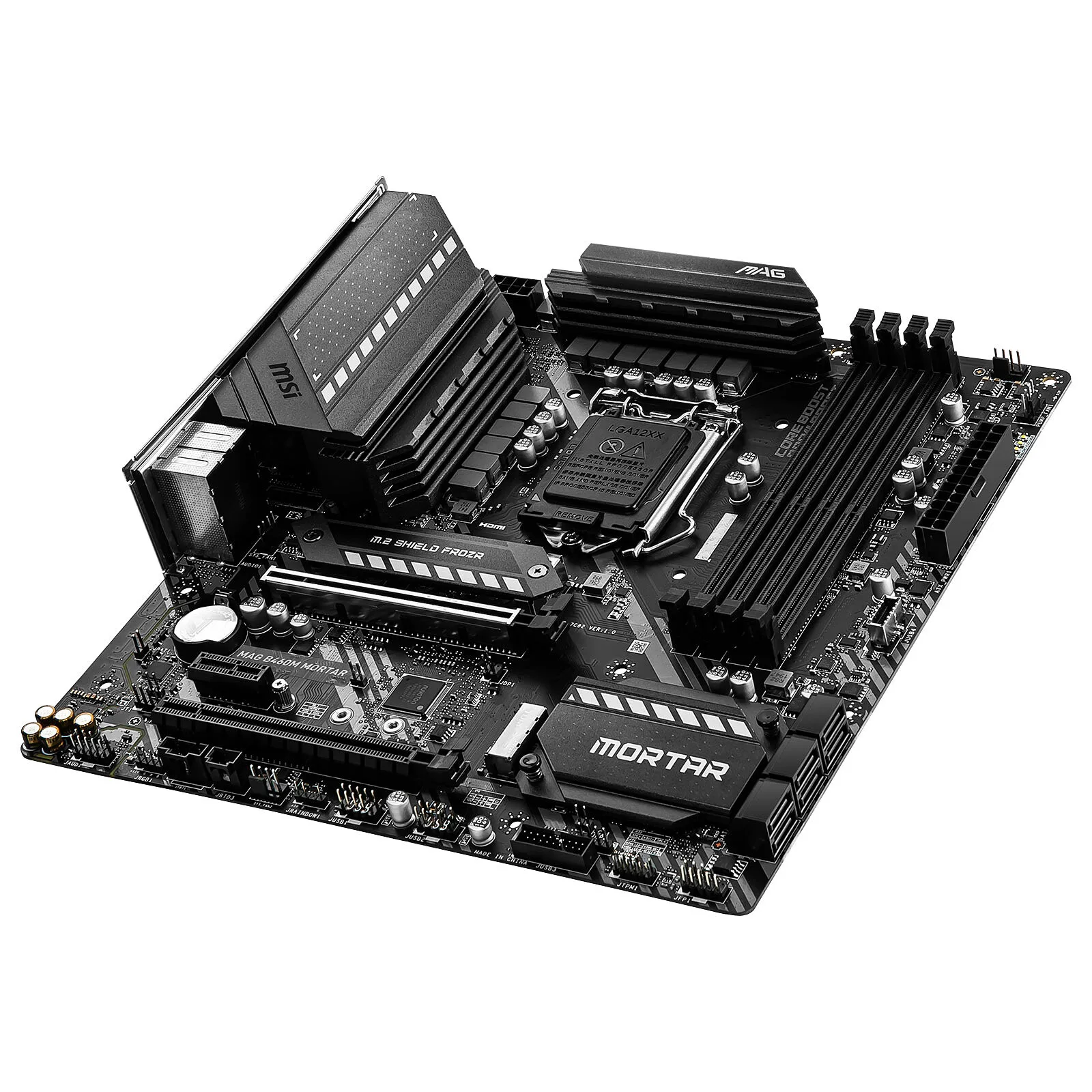 MSI MAG B460M Mortar  Gaming Motherboard (mATX, 10th Gen Intel Core, LGA 1200 Socket)