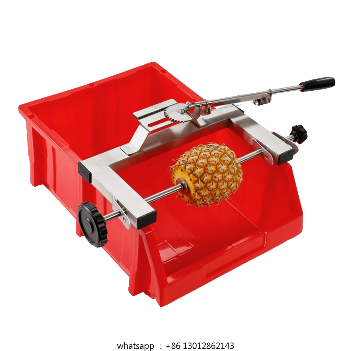 

Pineapple peeler cutting pineapple artifact