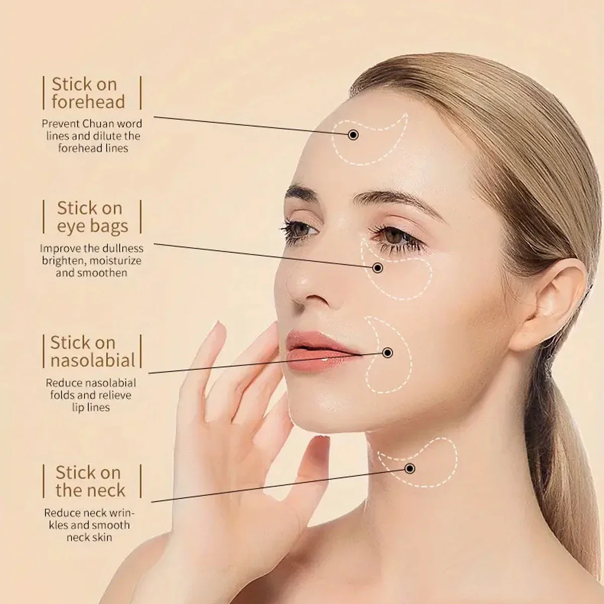Seaweed Hyaluronic Acid Collagen Eye Patch, Under Eye Patches for Facial Skin Care