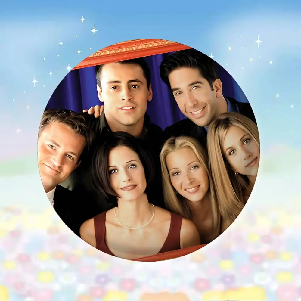 A-American TV S-Series F-Friends شارات الكرتون التلبيب دبابيس بروش المشجعين الحلي الهدايا ظهره ديكور لقم المجوهرات #6