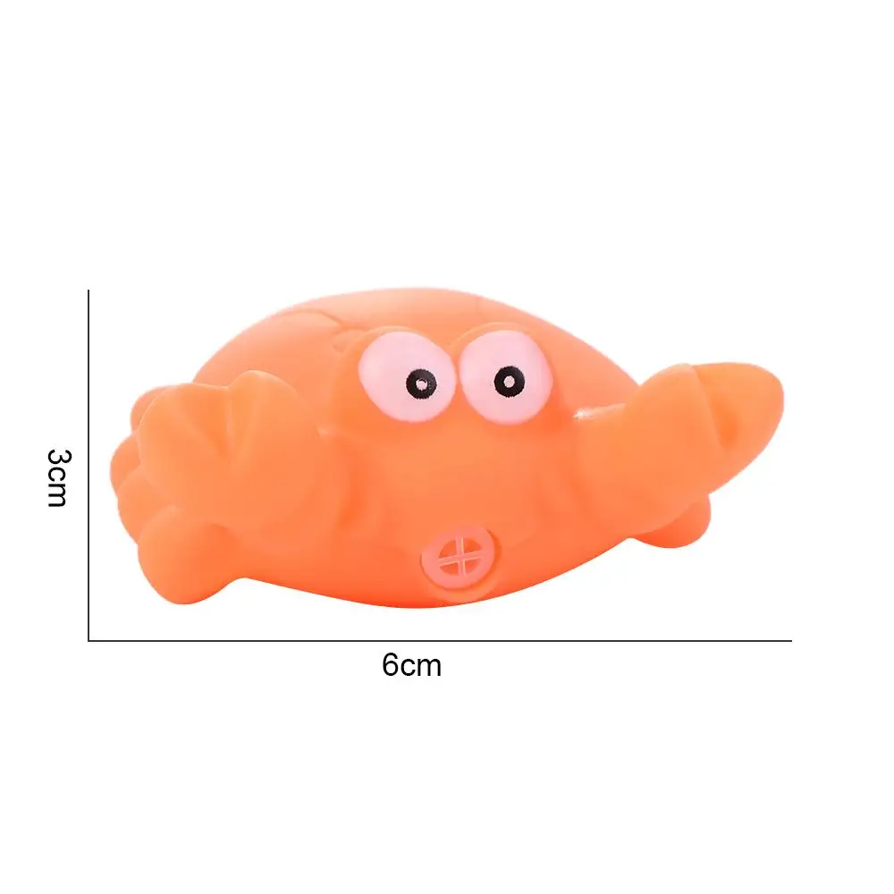 Cute for  Sound Squeaky Children Colorful Animals Swimming Water Toys Baby Bath Toys Bath Toys Float Shower