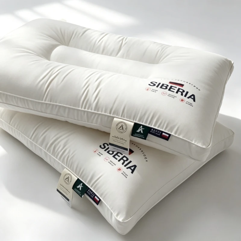 Star Rated Hotel Pillows Designed Specifically for Neck Protection and Sleep Assistance, Suitable for Various Sleeping Positions