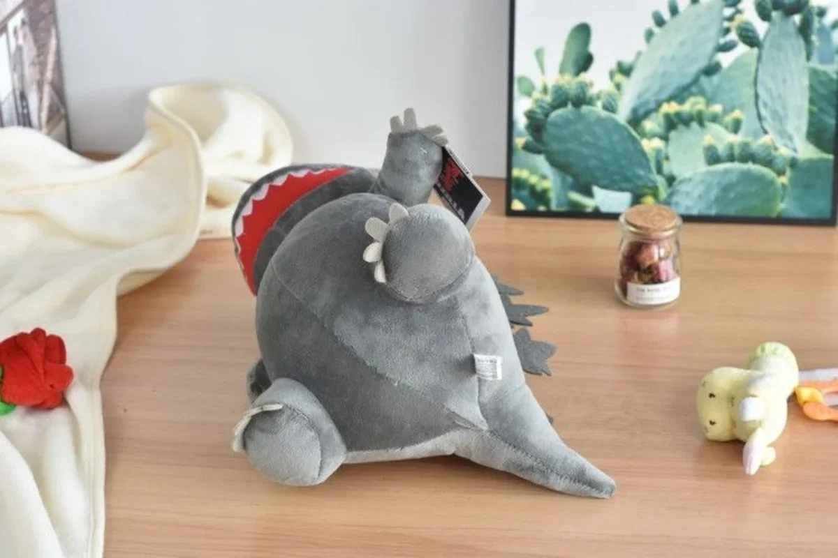 Marioneta de mano de Godzilla, juguetes de 20CM, almohada de peluche suave, muñecas lindas, decoración de sofá, colección de regalo, nueva versión Q, 2024