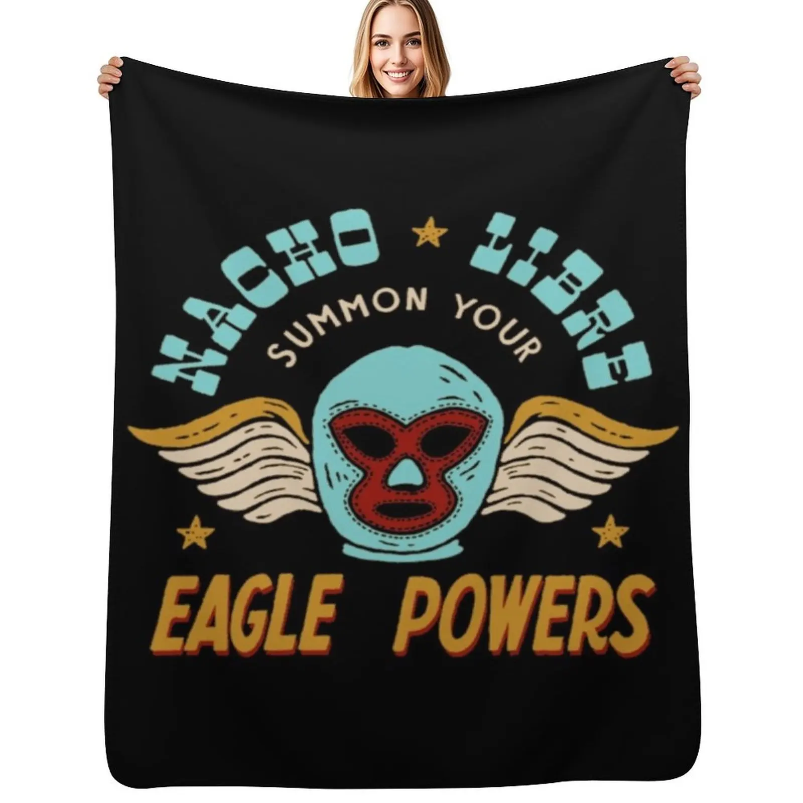 

NACHO LIBRE Essential . Throw Blanket Warm Plush Fuzzy Blanket for Living Room