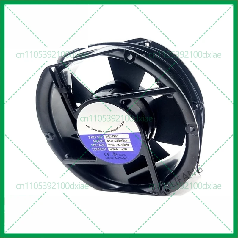 New Fan MQ17250HSL2 For MinQuan Motor MQ17250 172*150*50MM AC220V 36W Cooling 0.24A 2Lines