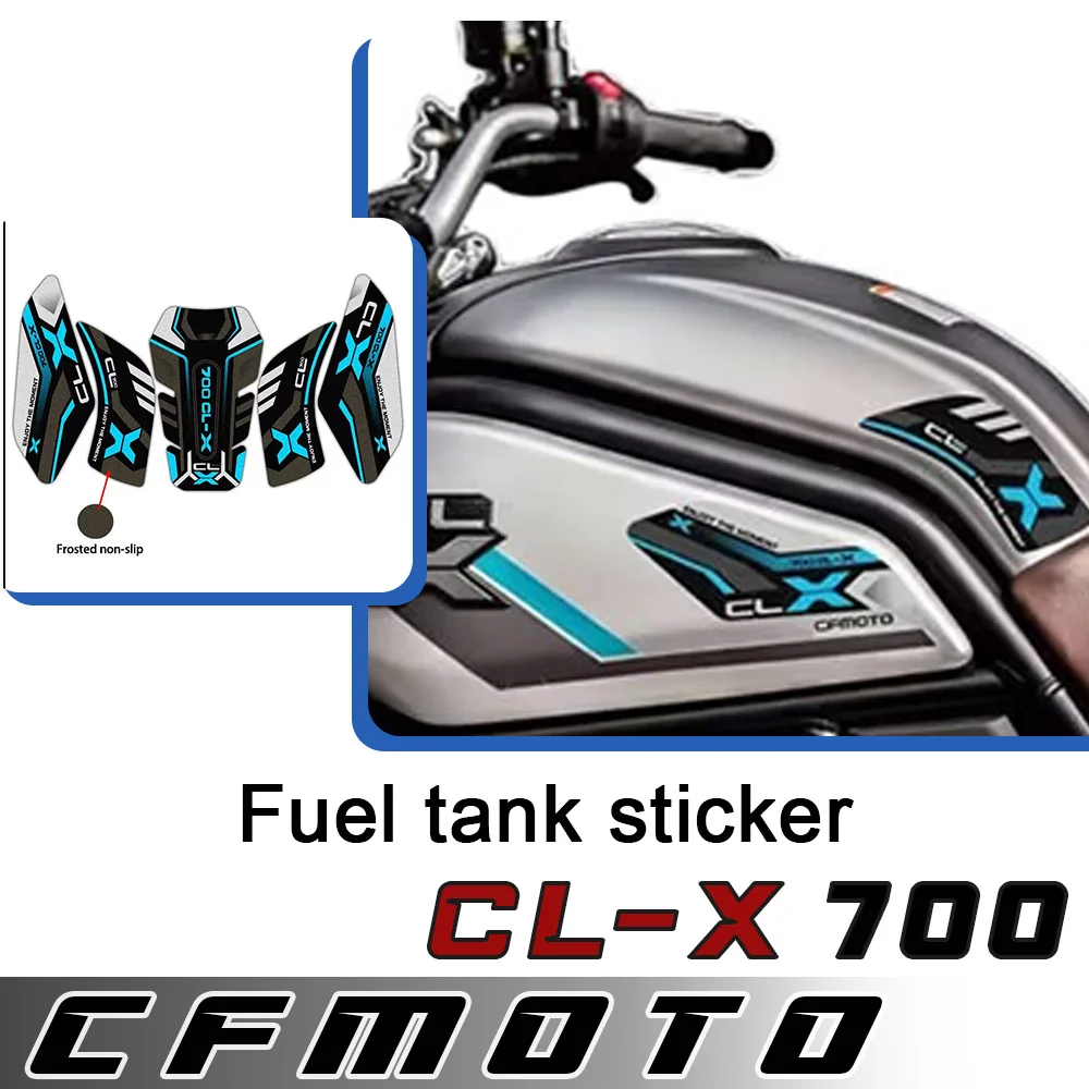 

Motorcycle fuel tank stickers, anti-slip and anti-scratch body decoration modification stickers for CFMOTO 700CLX 700cl-x 700clx