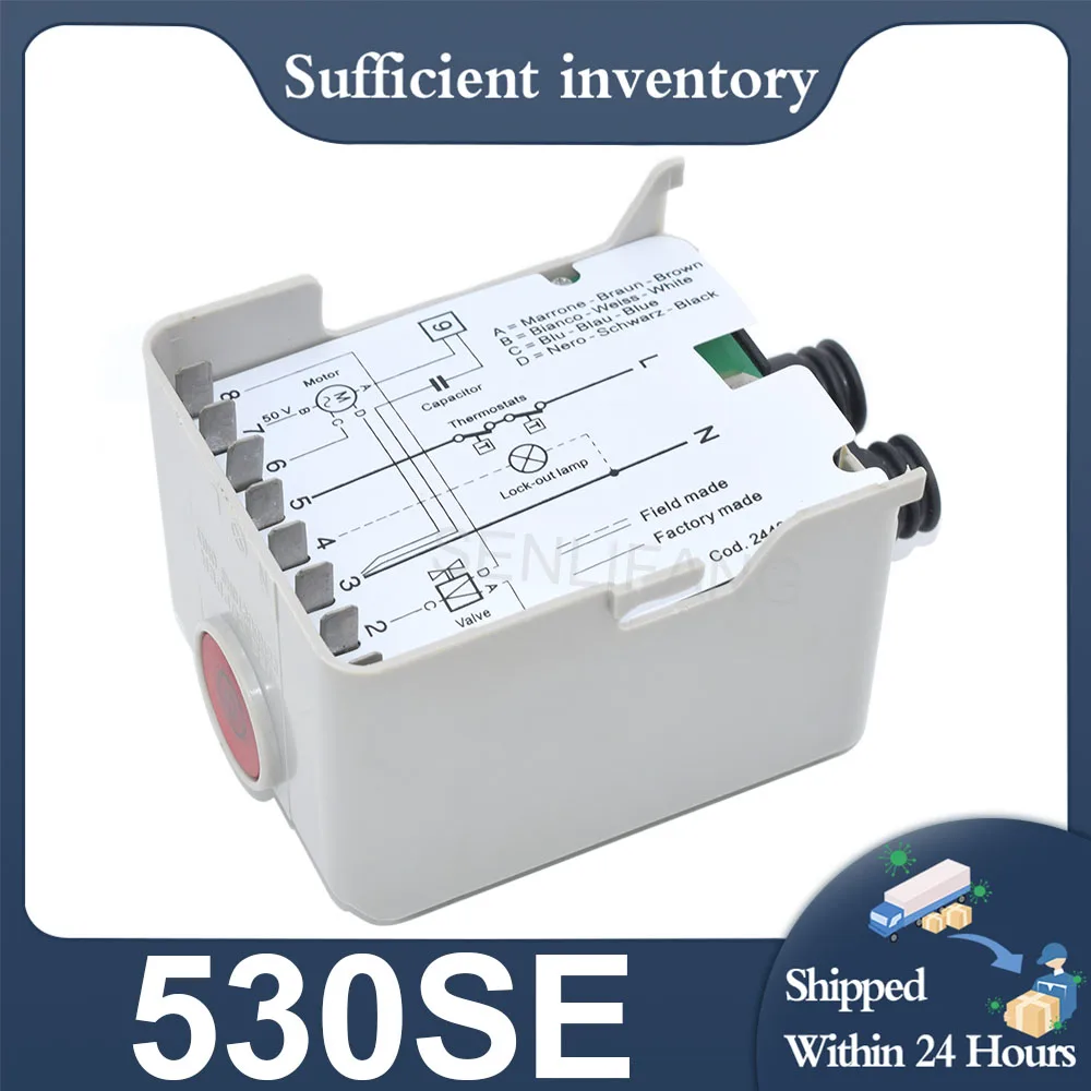 530SE Steuerbox Verbrennungsflammmelder Flammensensor kompatibel für Riello 40G Ölbrenner Controller mit elektrischem Auge 530SE Steuerbox Verbrennungsflammmelder Flammensensor kompatibel für Riello 40G Ölbrenner Controller mit elektrischem Auge