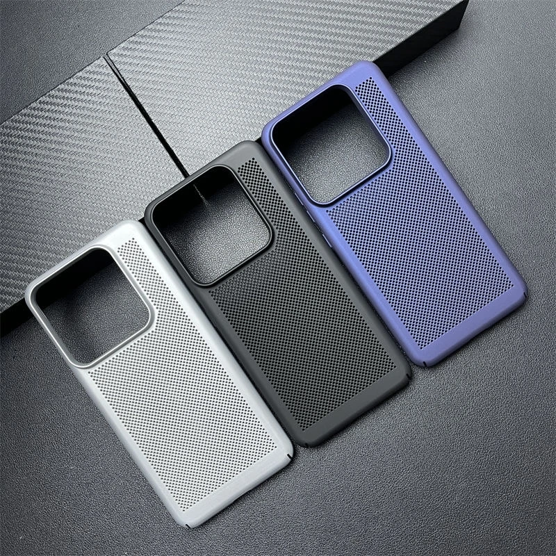 Slim Cooling Case For Xiaomi 14 Pro Case Mi 14 Ultra Thin PC Hard Back Cover For For Xiaomi Mi14 14Pro 5G Shell Stylish Bumper