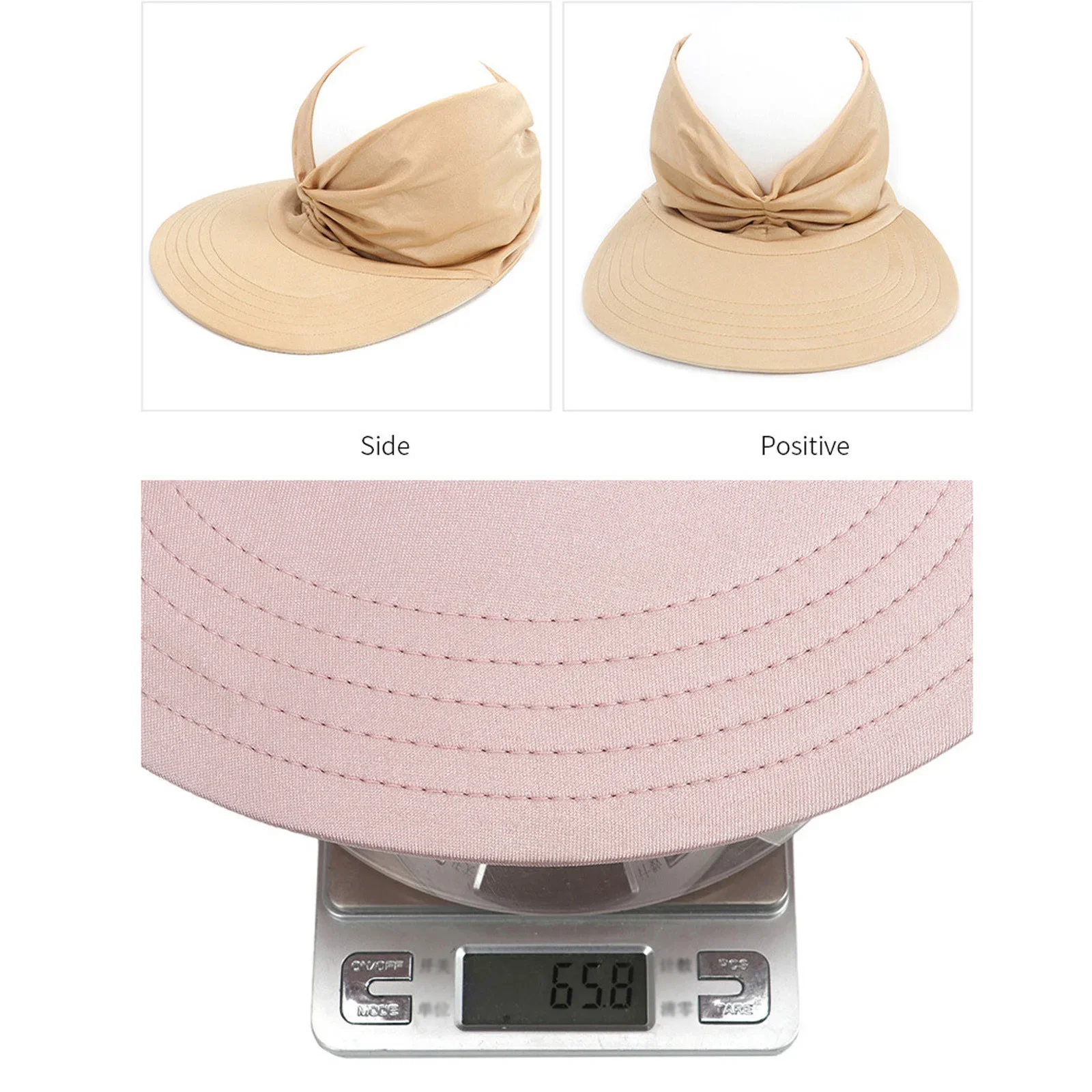 Summer Hat Sun Visor Hat Anti-ultraviolet Elastic Hollow Top UV Hats Casual Sunscreen Caps Fishing Sports Cap Outdoor Shading