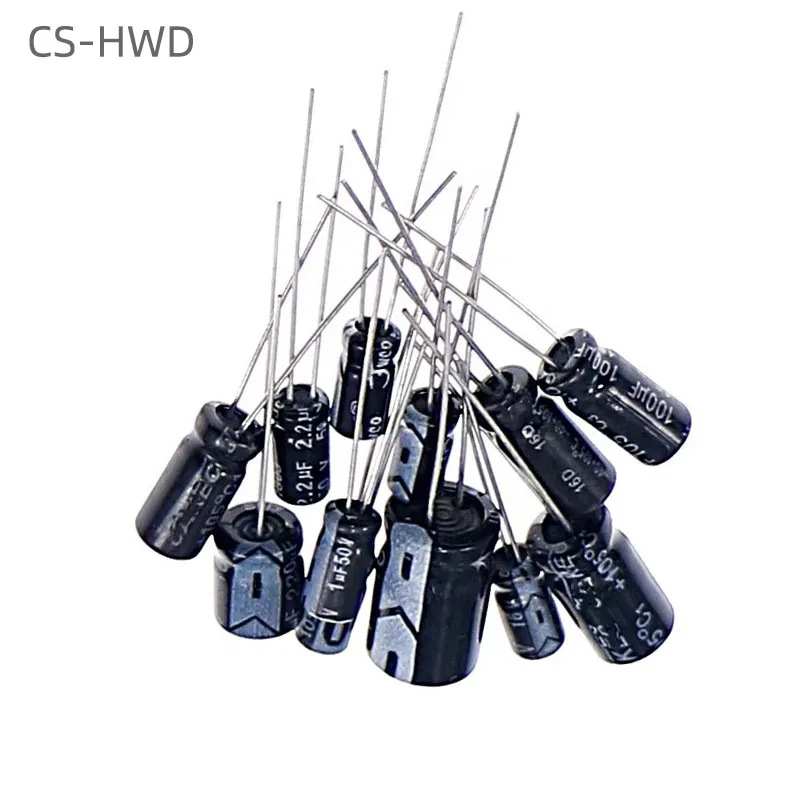 Aluminum Electrolytic Capacitor 10V 16V 25V 35V 50V 400V 450V 470UF 100UF 220UF 330UF 470UF 680UF 1000UF 47UF 10UF 22UF 0.47UF