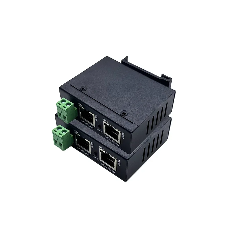 

Passive POE repeater 500m SLAN network extender 24V 48V elevator monitoring network enhancer