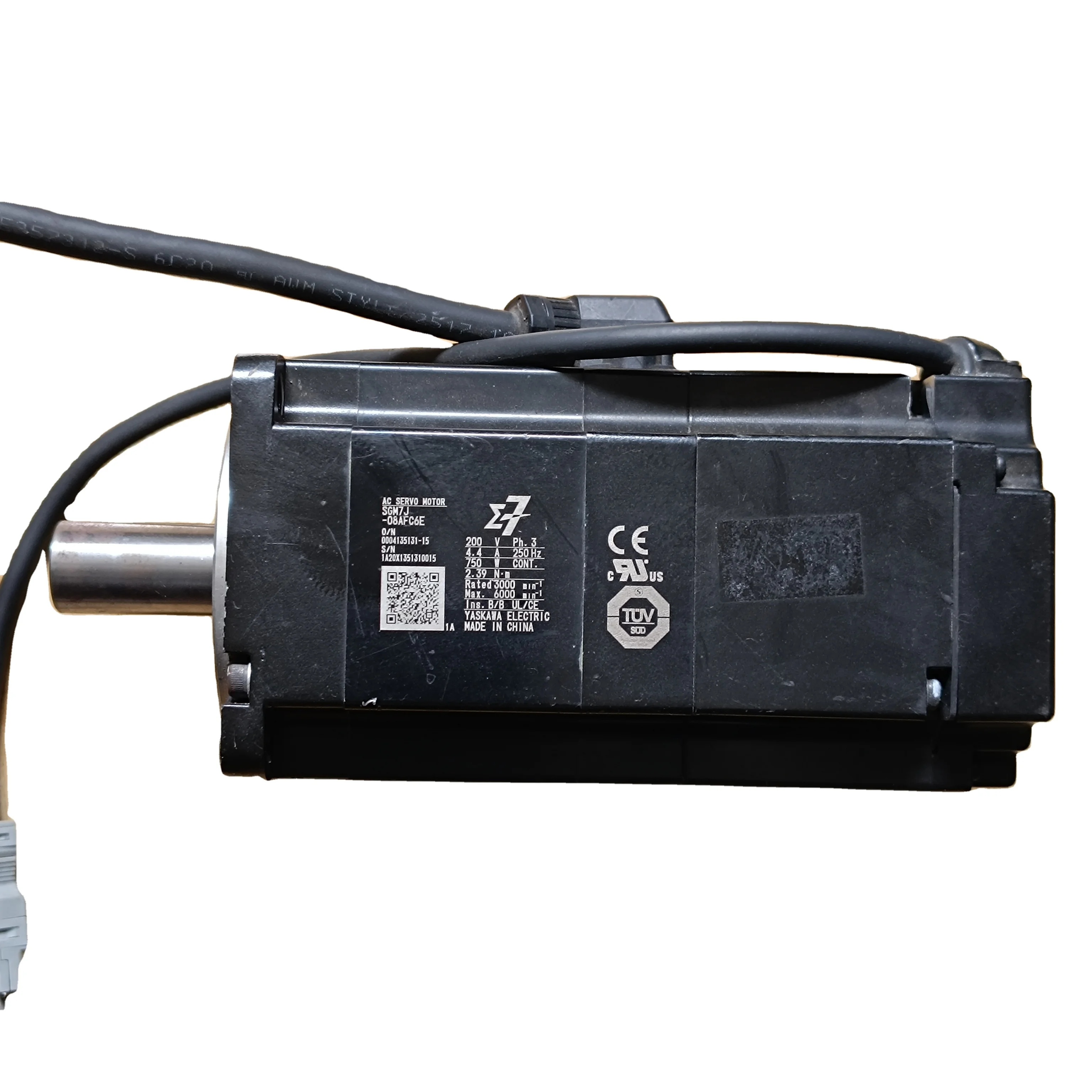 [ PLEASE INQUIRE ] High quality and original for Yaskawa Servo Motor SGM7J-08AFC6E  750W  In Stock