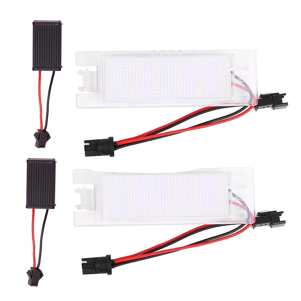 2pcs LED Number Plate Light For Opel Astra K J H Corsa D E C Meriva A B Vectra C Zafira B Insignia Adam Number Lights 6223506