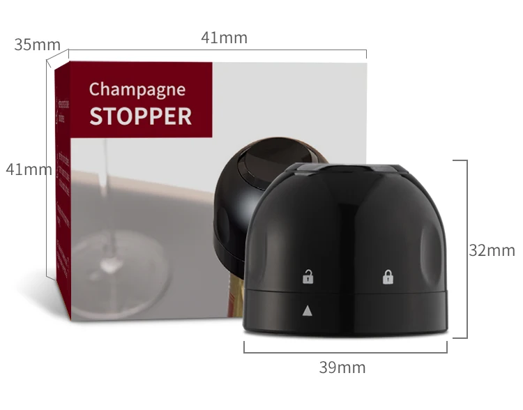 1/2Pcs Vakuum Rotwein Flasche Kappe Stopper Silikon Versiegelt Champagner Flasche Stopper Wiederverwendbare Behalten Frische Wein stecker Bar Werkzeuge – Detail 10