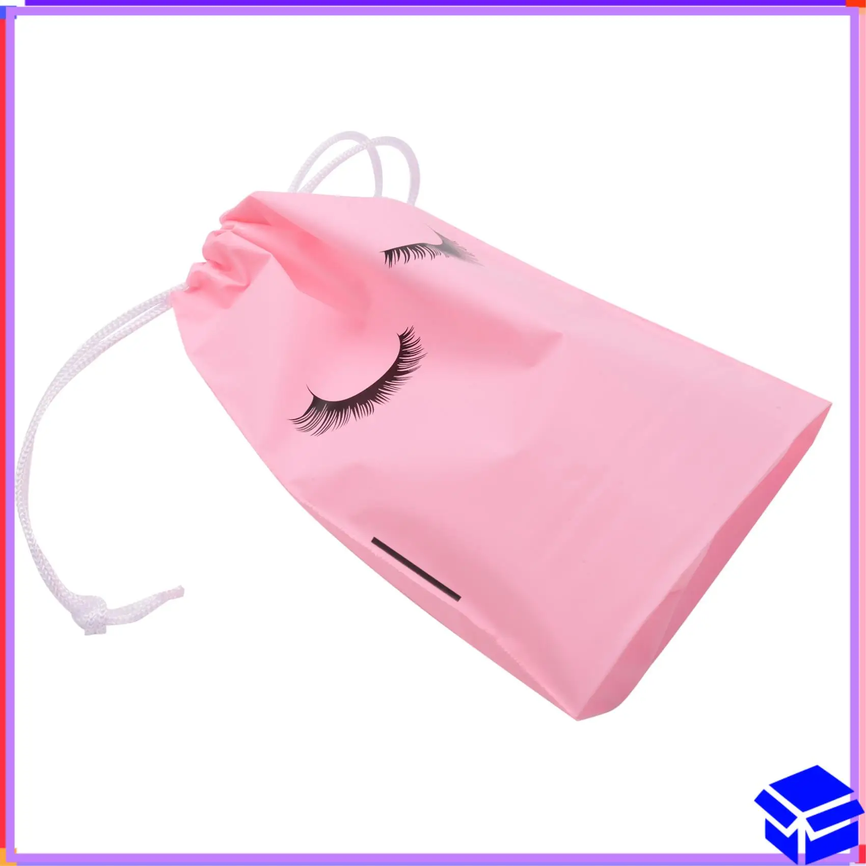 

Reliable 50 Pieces Eyelash Aftercare Bags Plastic Makeup Bags Toiletry Makeup Pouch Cosmetic Travel With Drawstring