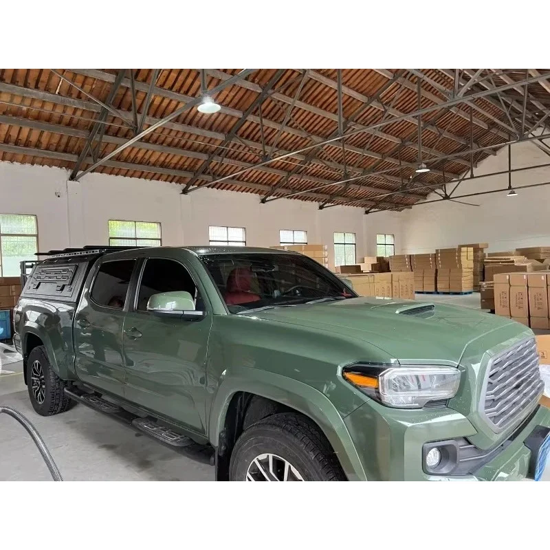 Overlanding Waterproof Aluminum Alloy Hardtop Canopy For s Tacoma 5ft Pickup