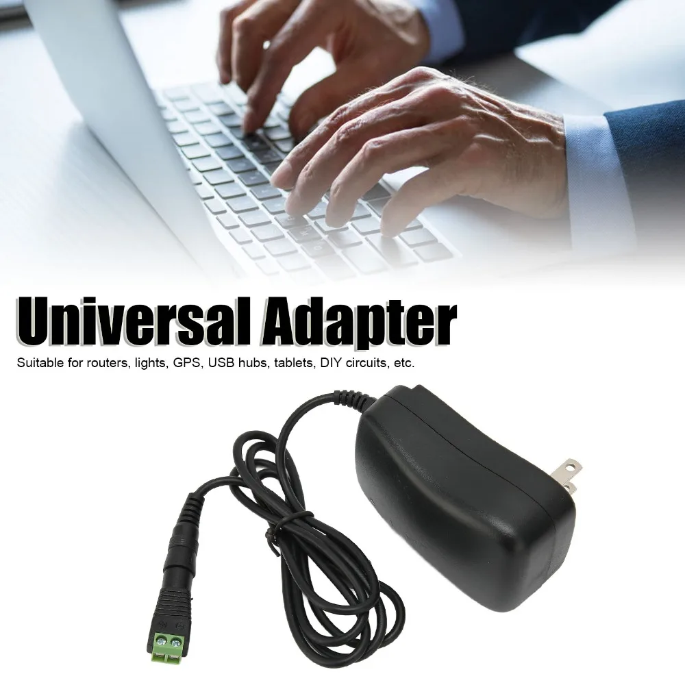 with USB Port Multifunctional 30W Universal Power Adapter 3V-12V Adjustable Output for US Plug Voltage Adjustable Adapter
