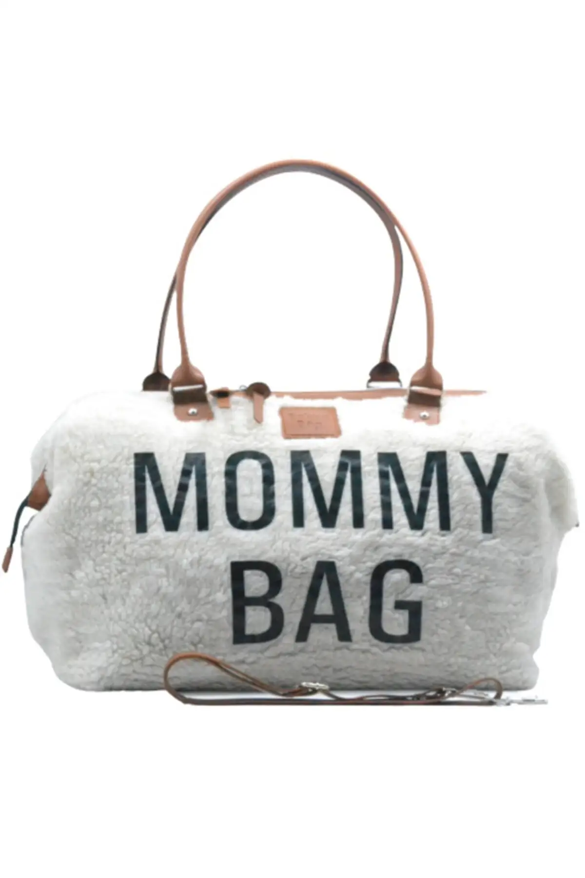 Mommy Bag Lamb Plush Design Baby Mom Baby Care And Women Bag 2022 Diaper Mom Bag Baby Care Changing Carriage Travel Backpack