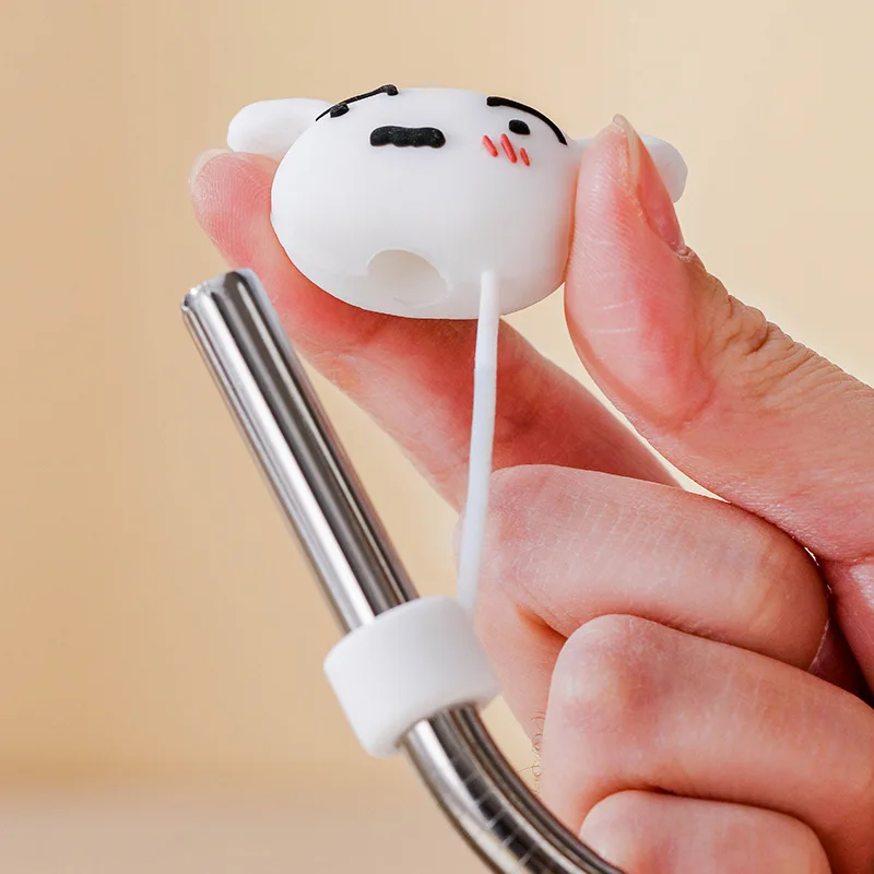 Crayon Shinchan Ceramic Mug with Lid Straw Handle, Large Capacity Creative Unique Cute Coffee Cup, Gift for Home Office Use - Image 3