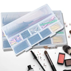 Barber Tools Storage Box Hair Clips Combs Storage Case Multigrid Compartment Organizer Hairdressing Accessories Container