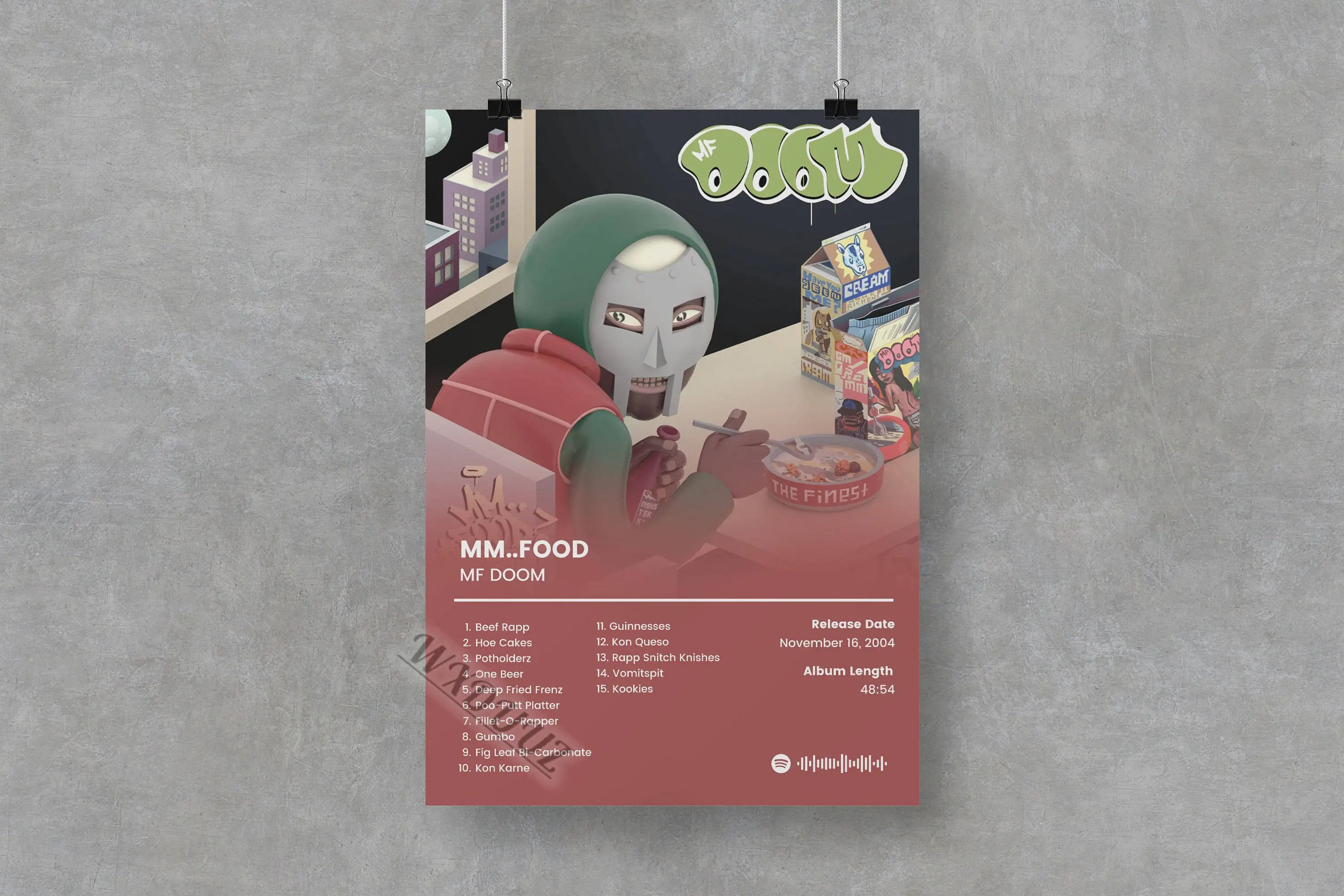 Music Hot Album Star MF DOOM Playboi Carti Poster Hip Hop Posters For Living Room Canvas Painting Art Home Wall Decor Picture