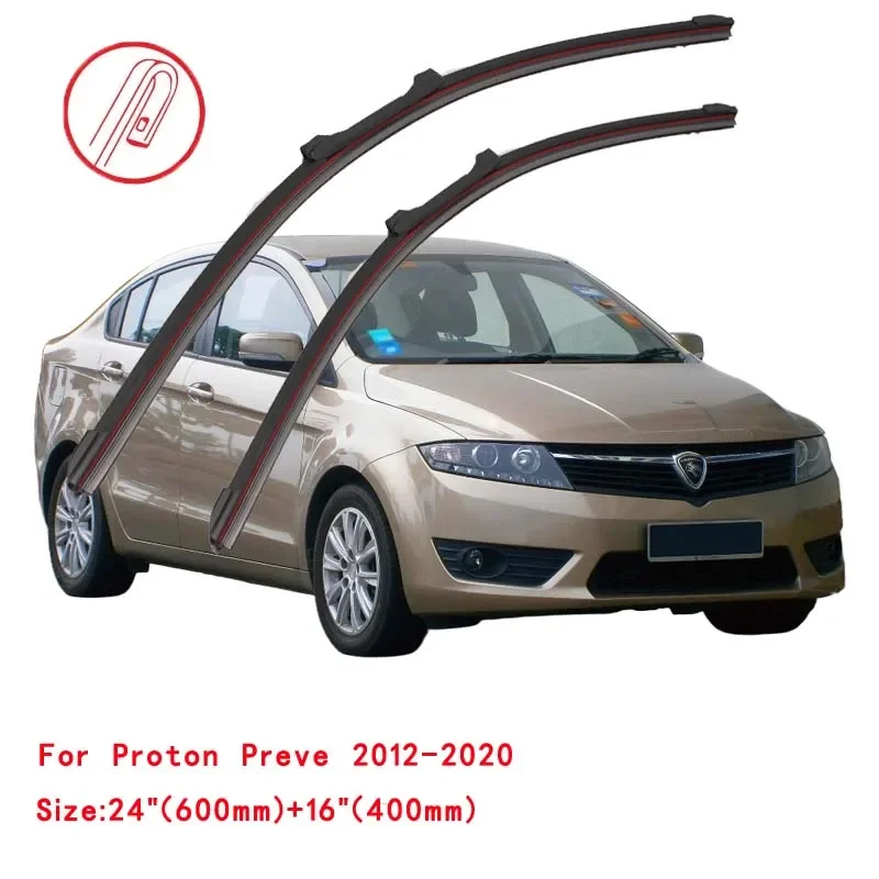 

For Proton Preve 2012-2018 Car Windshield Wiper Blade Front Windscreen Brushes Washer Accessories Cleaning Replacement Parts