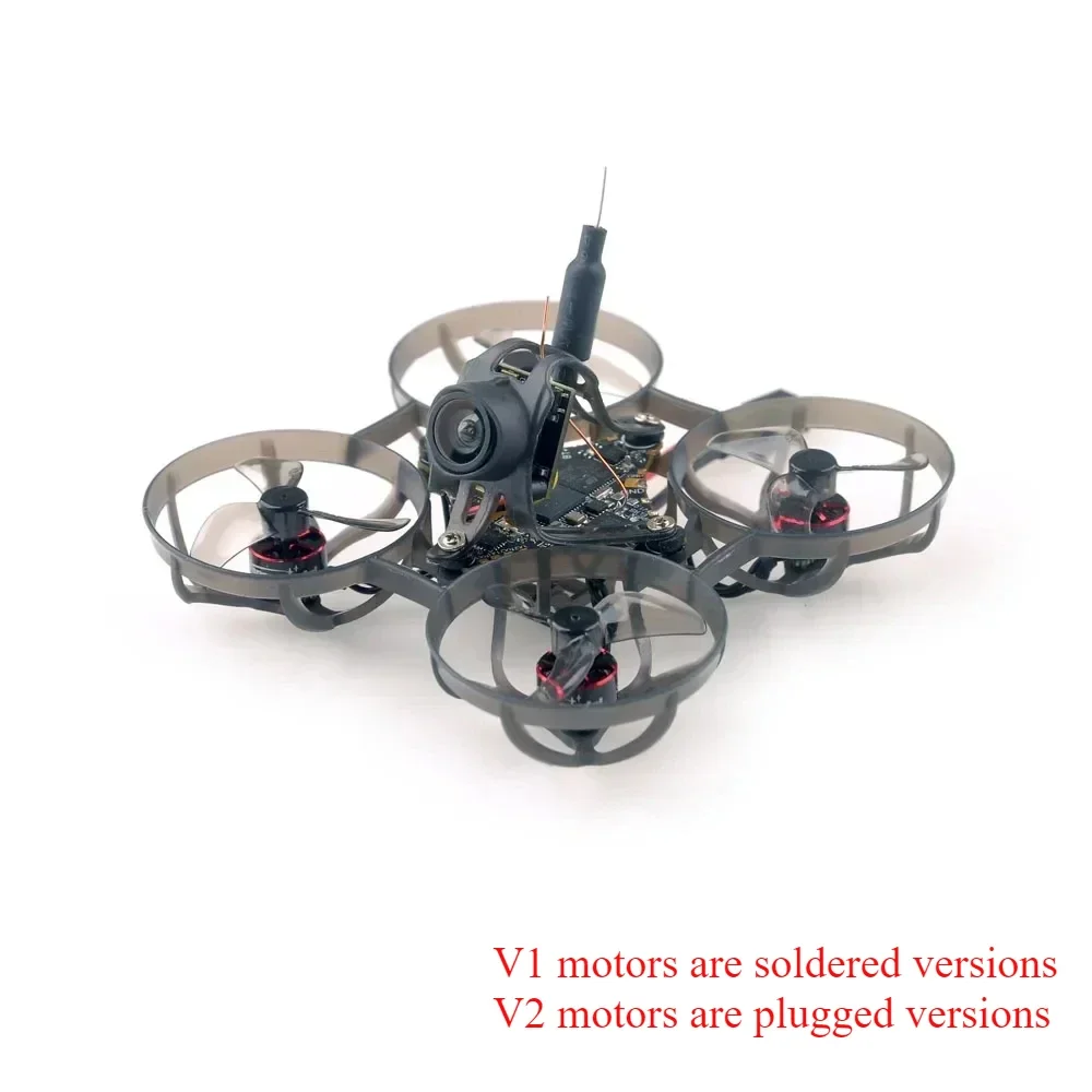 HappyModel Mobula6 2024 V2 1S 65mm Micro Whoop Quad Built-in Serial ELRS 2.4GHz SuperX ELRS 800TVL 400mW 0702 KV28000