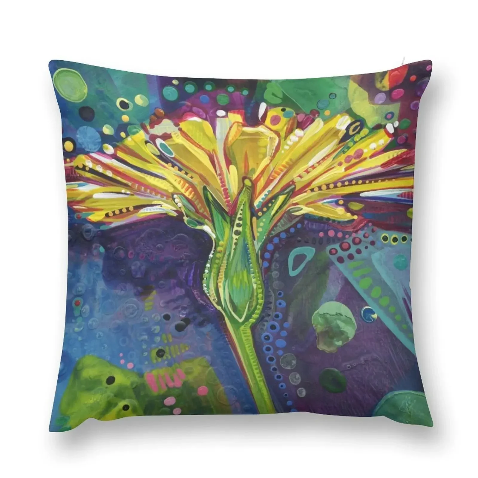 

Dandelion Painting - 2018 Throw Pillow Pillowcase Cushion Child Pillowcases pillow