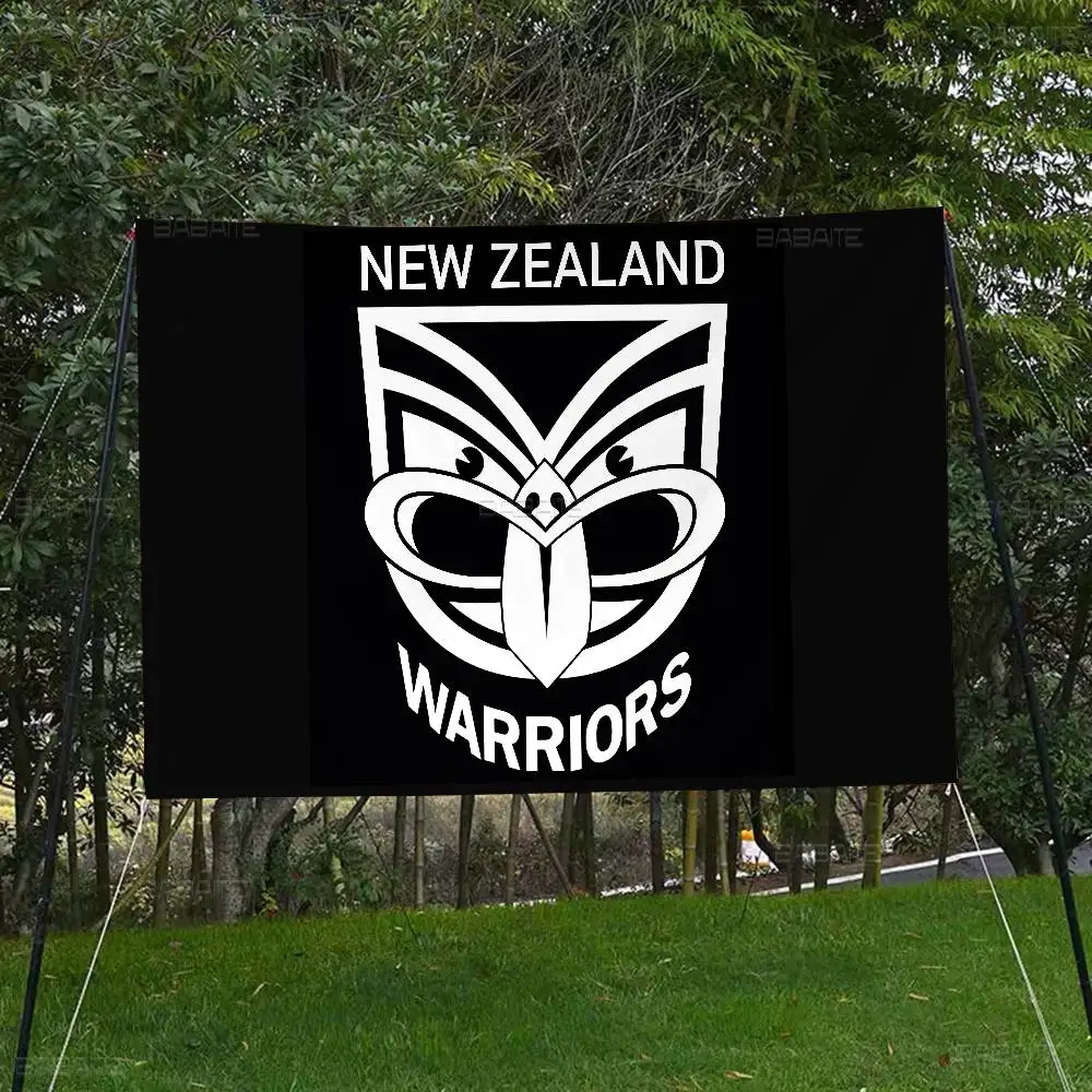 Bandera de dibujos animados de los Auckland Warriors de Nueva Zelanda, arte de ciencia ficción, decoración para el hogar, decoración para colgar en la pared, pancarta decorativa para el hogar