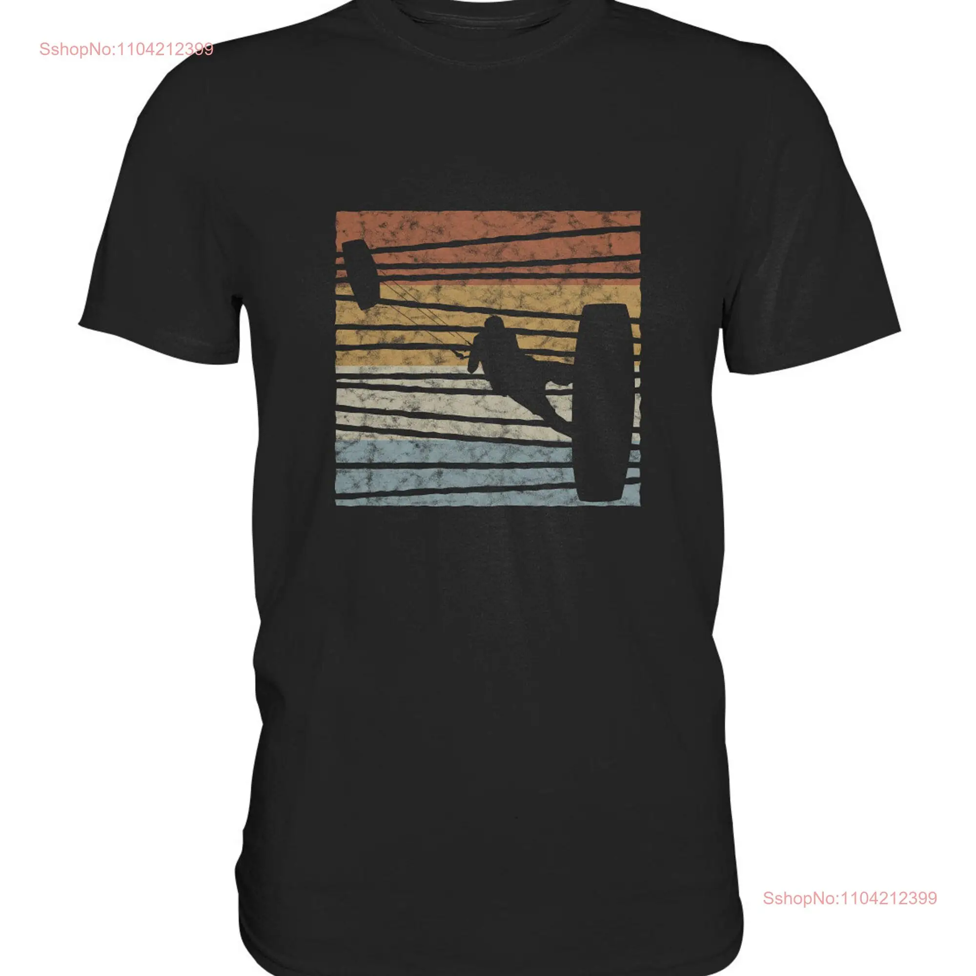 Kitesurfen Kiteboarding Kitesurfing Kite Kiteboarden Surfen Retro Vintage T ShirT long or short sleeves