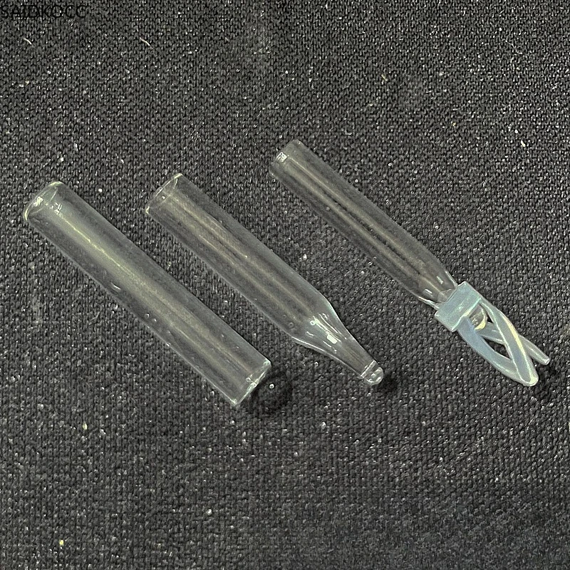SAIDKOCC HPLC Chromatography Vial Insert Conical Flat Bottom With Stand Liquid Chromatography Liner Tube Sample Vial Sleeve