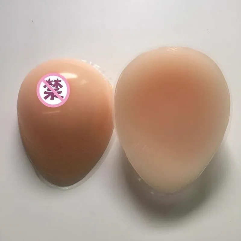 A Pair Silicone False Breast Forms Cross-dressing False Boobs Silicone Breast Prosthesis breast pad  For drag queen Crossdresser