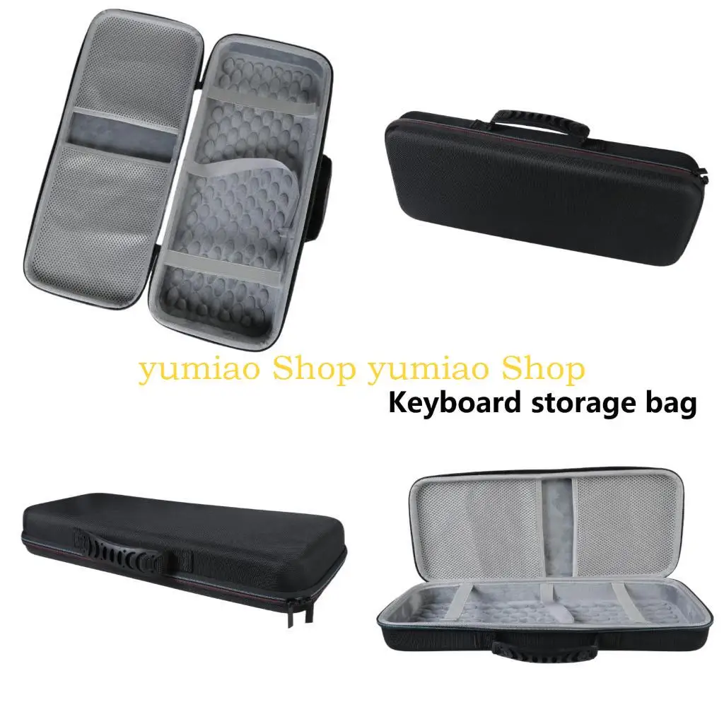 

587B Protective Storage Bag For AULA S98/S99 Keyboards Case With Soft Lining For Cushioning Soft Lined Keyboard