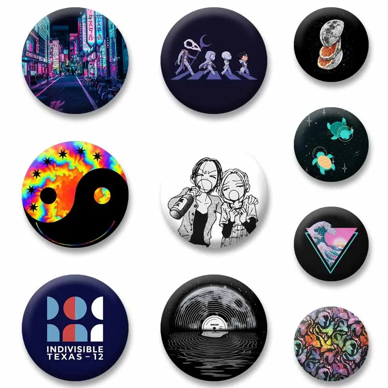 

Custom Cute Clothing Backpack Brooch Creative Funny Sayings Enamel Pins Cartoon Lapel Badge Jewelry Accessories Gift for Friends