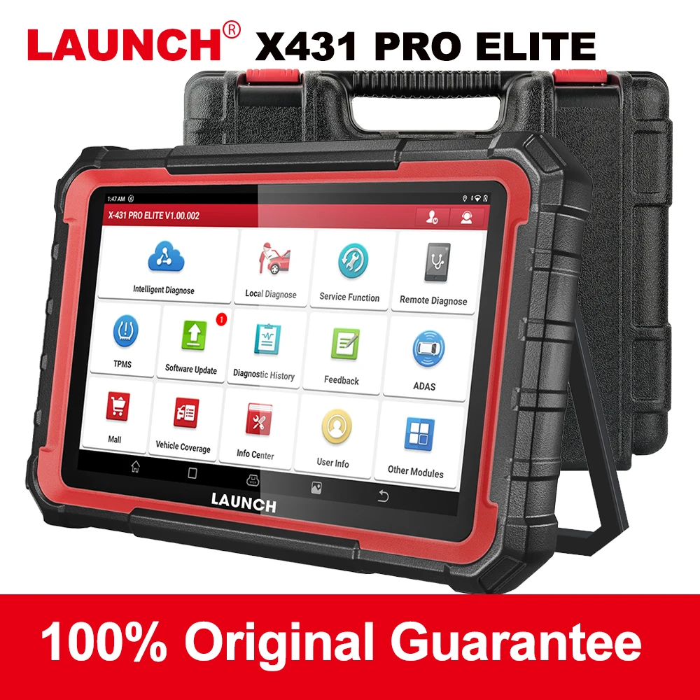 Image of LAUNCH X431 PRO Elite 2026 Neues Bidirektionales Diagnosegerät, 35+ Reset-Funktionen, ECU-Codierung, All-in-One Vollsystem-Diagnosescanner, CANFD&DoIP, FCA AutoAuth, VAG Guide, Identisch mit Pro3s+