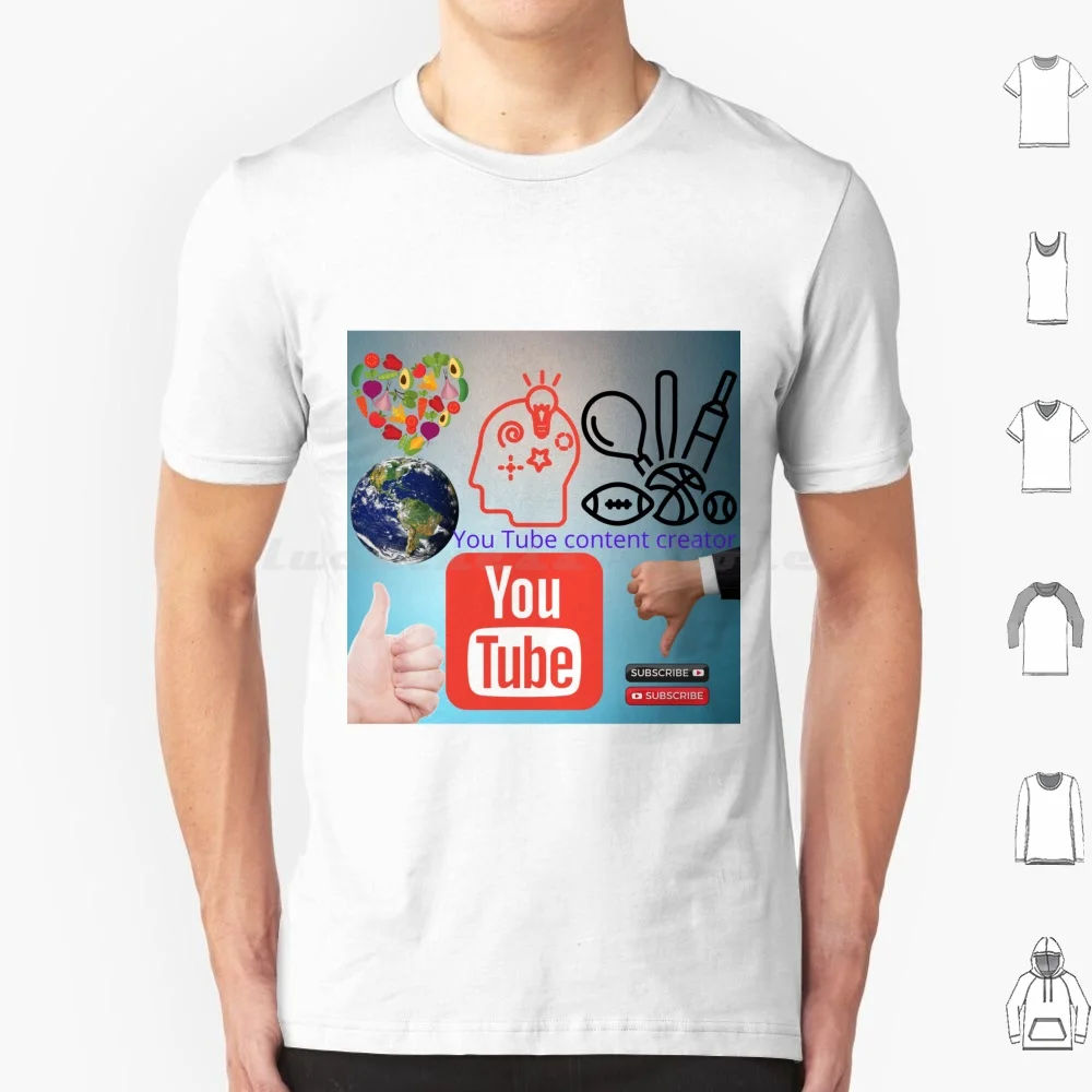 You Tube Content Creator. T Shirt Men Women Kids 6xl Youtuber You Tube Youtube Creator Content Everything Hobby Interest Invest