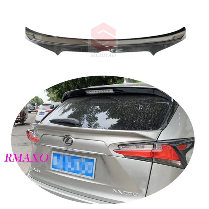 For LEXUS NX200T ROOF Spoiler 2016-2018 NX200 200t 300H ROOF spoiler ABS Material Car Rear Wing Primer Color Rear Spoiler