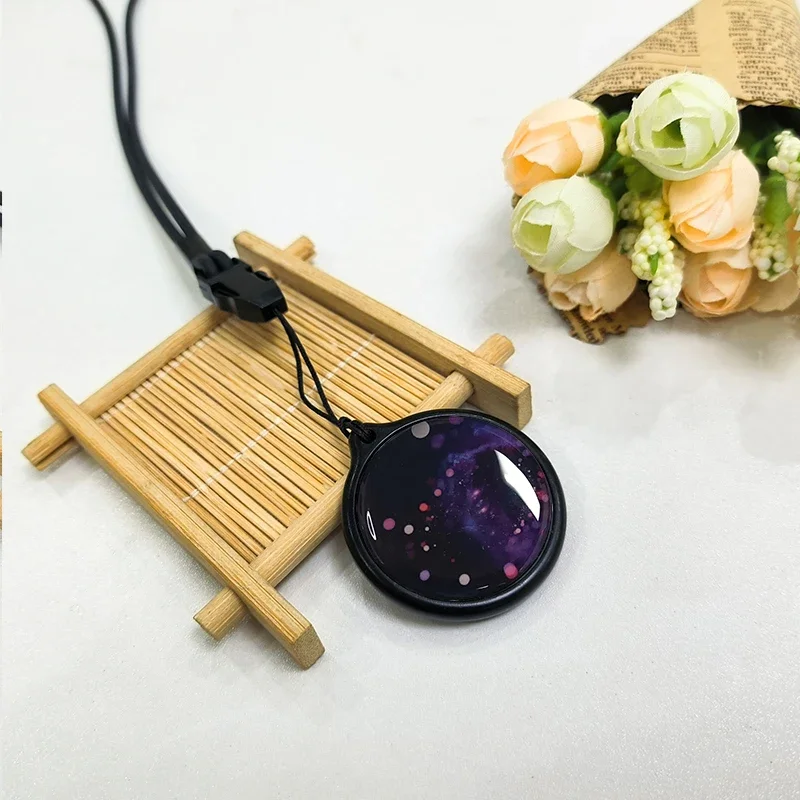 AIBAOTONG-Collier pendentif violet pour rayonnement, carte de mise à niveau pour la nouvelle carte Me, carte d'énergie Terahertz