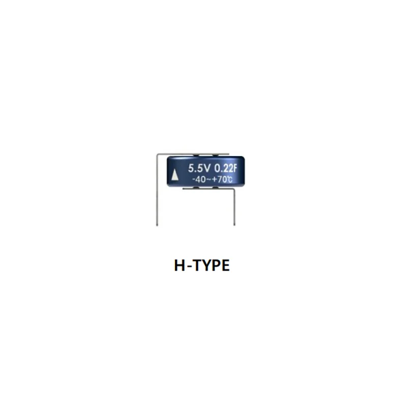 

Super Capacitors 5.5V 0.047F 0.1F 0.22F H-Type DCMP Series Capacitor SuperCapacitor Condensatore Small-sized Large Capacity