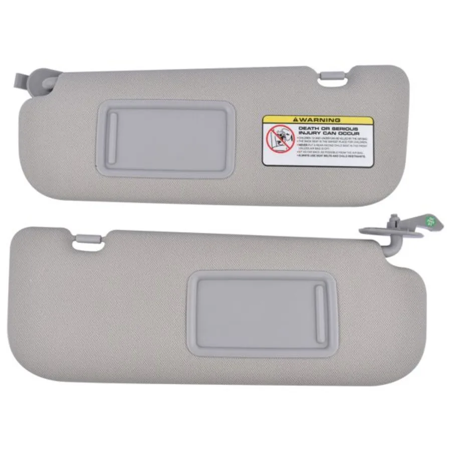 

Pair Sun Visor Left and Right Gray for Hyundai Elantra MD 20112015 852103X000TX 852203X000