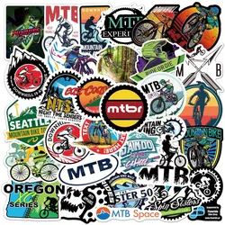 10/30/50pcs Cool Mountain Bike MTB Stickers Racing Bicycle Graffiti Waterproof Decals DIY Skateboard Phone Luggage Car Sticker