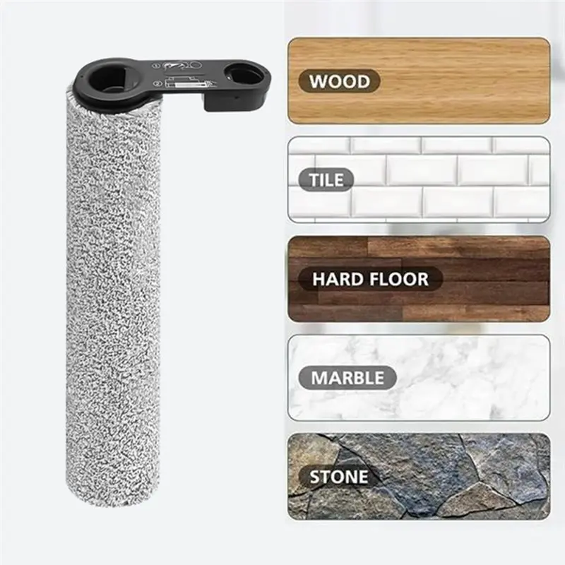 فرشاة دوارة مفرغة لشاومي Mijia 3 Max / 3 Pro / 2 / Shunzao M20 قطع غيار منظف الأرضيات فرشاة دوارة ناعمة