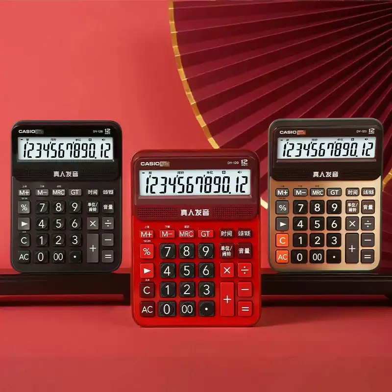 Casio GYDYMY-120/SL-310YC/AX-120B Long lasting business calculator scratch-proof and wear-resistant financial office