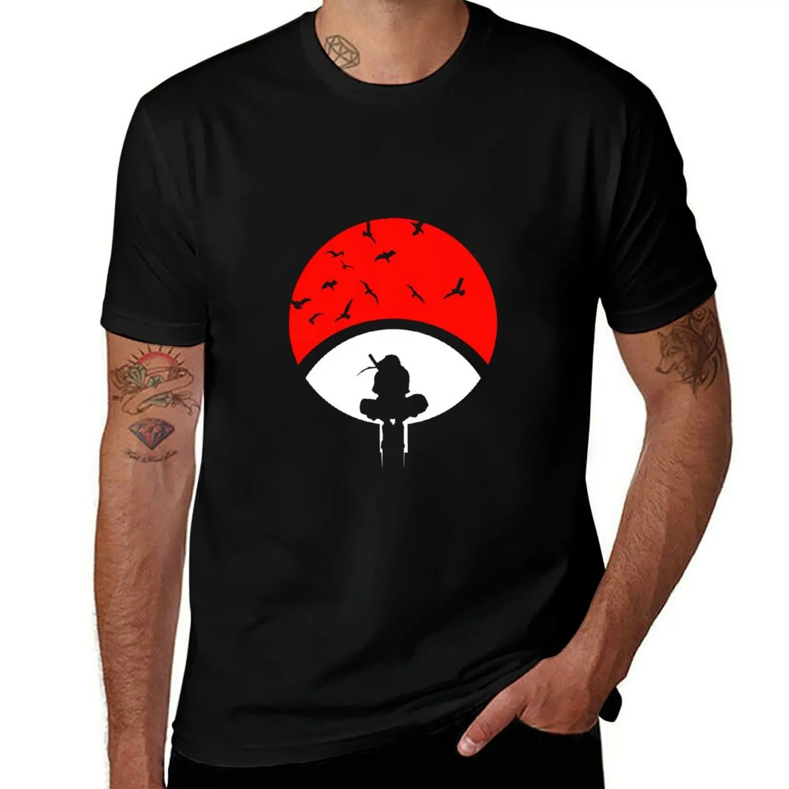 

Black Anime T-Shirt funny t shirts man man t shirts graphic