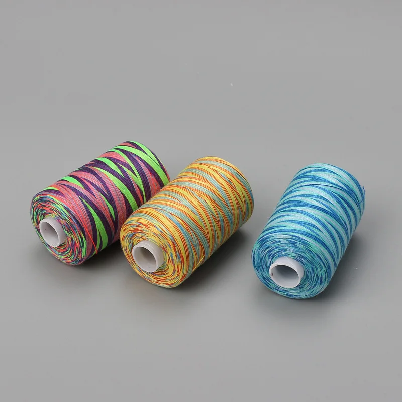 1000 Yards Household Colorful Polyester Sewing Thread Lock Hem Thread Durable Quilting Thread For Needlework DIY Sewing Repair