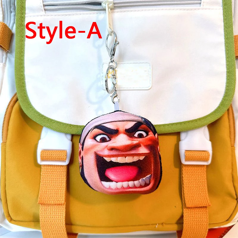 10cm Pressing Can Make SSVGG Sound Funny Overwatch 2 Character Mauga‌ Maugaloa Malosi Plush Toy Keychain Anime Game Plushie Doll
